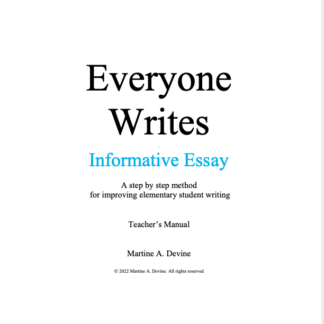 Informative Essay - Digital Download