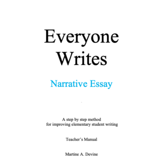 Narrative Essay - Digital Download