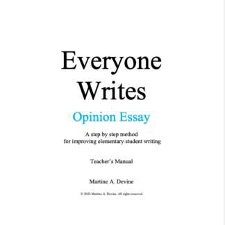 Opinion Essay - Digital Download